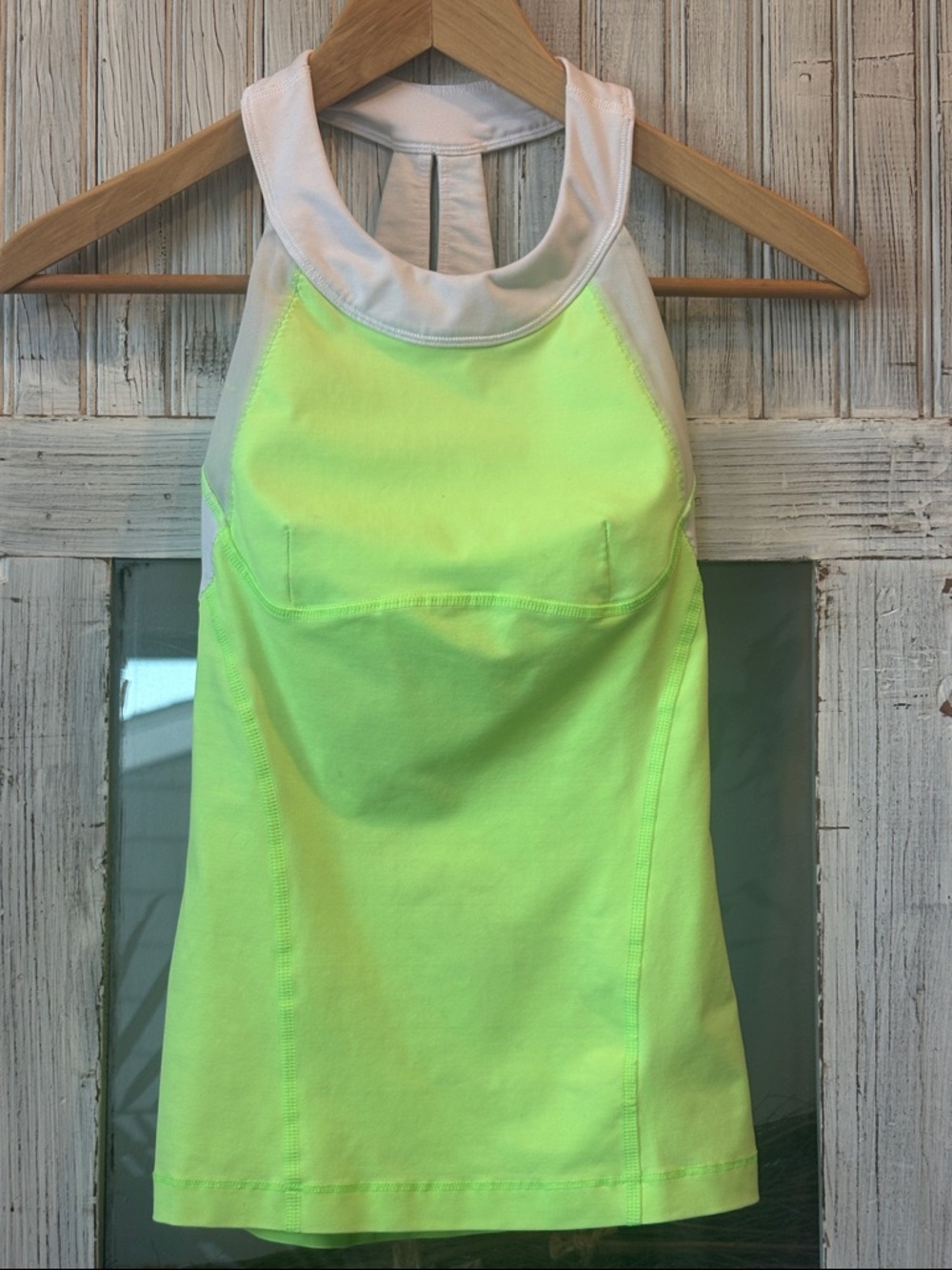 Lululemon Sports Top Neon Yellow Lovingly Worn Appears a Size 2